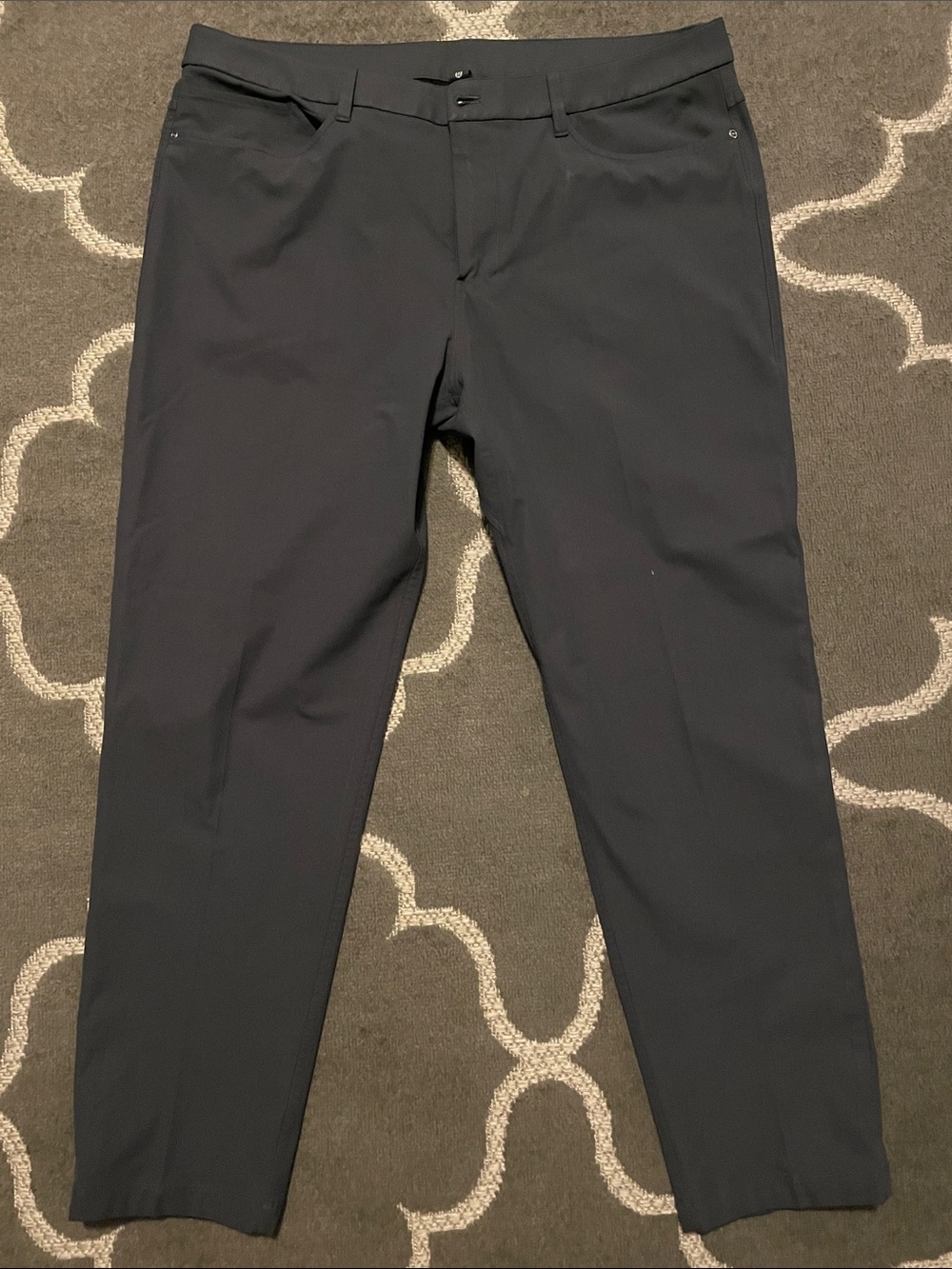 Lululemon ABC Classic Fit Obsidian 5-Pocket Men’s Warpstreme Pants 38x32